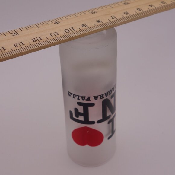 I Love Niagara Falls Smoked Shot Glass - Picture 10 of 12